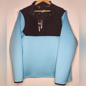 Under Armour UA Golf Storm Daytona 3/4 Pullover Fresco Blue Men's Size 2XL NWT